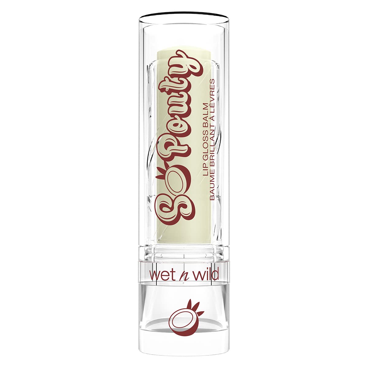 wet n wild Perfect Pout So Pouty Shine Tinted Lip Balm Coconut Flavored, Hyaluronic Acid, Vegan Collagen, Moisturizing For Dry Lip Care, Clear Beauty & Personal Care wet n wild