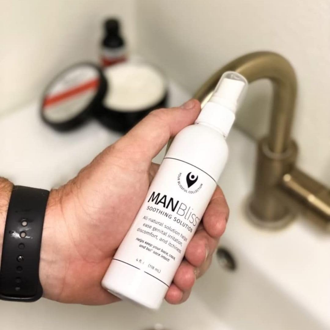 Man Bliss Soothing Spray for Men, Body Deodorant and Odor Eliminator Beauty and Personal Care V Blissful