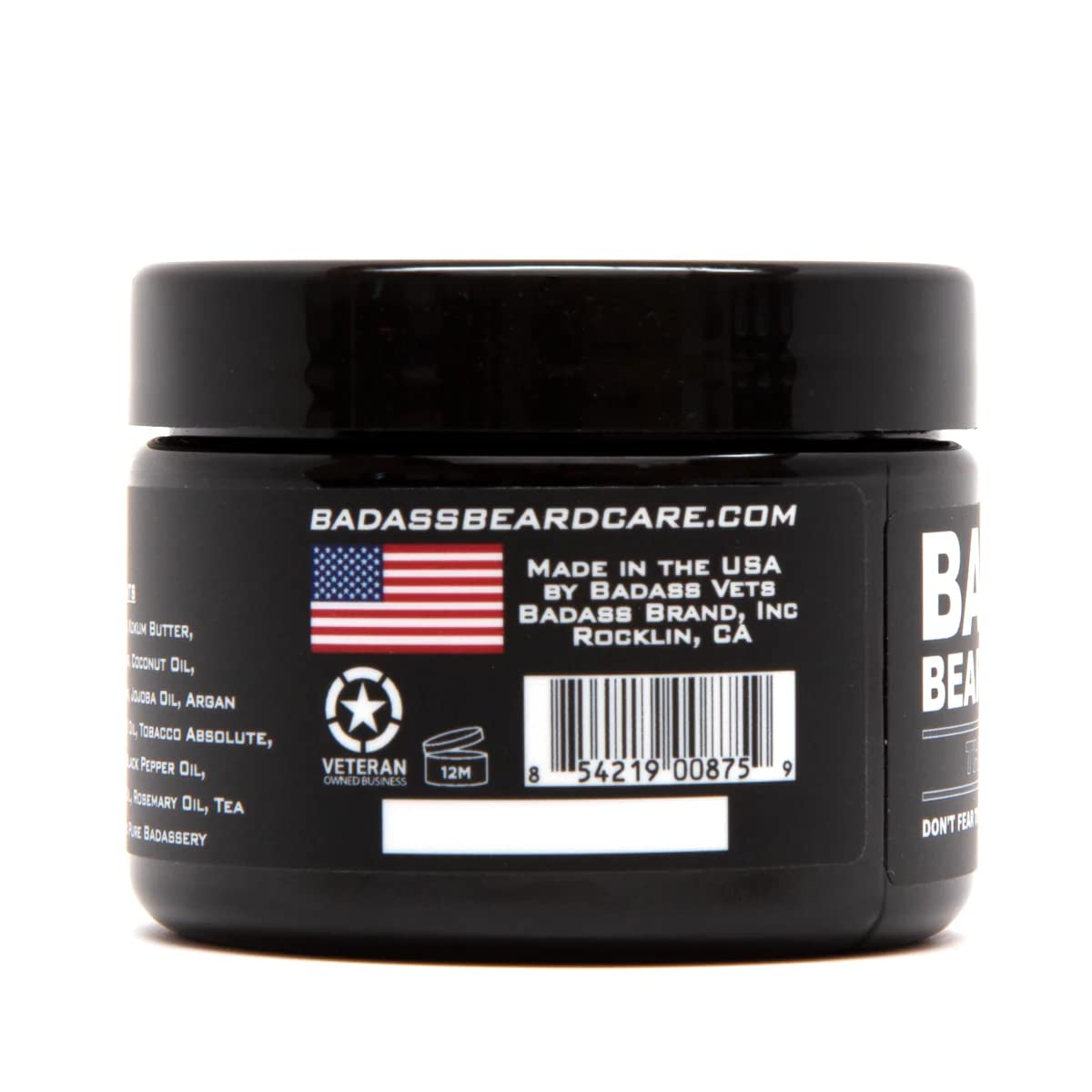 Badass Beard Care Beard Butter For Men - THE OUTLAW, 3 oz - Made of Natural Ingrediens for Healthy, Soften and Itchness Free Beard and Mustache Beauty and Personal Care Badass Beard Care