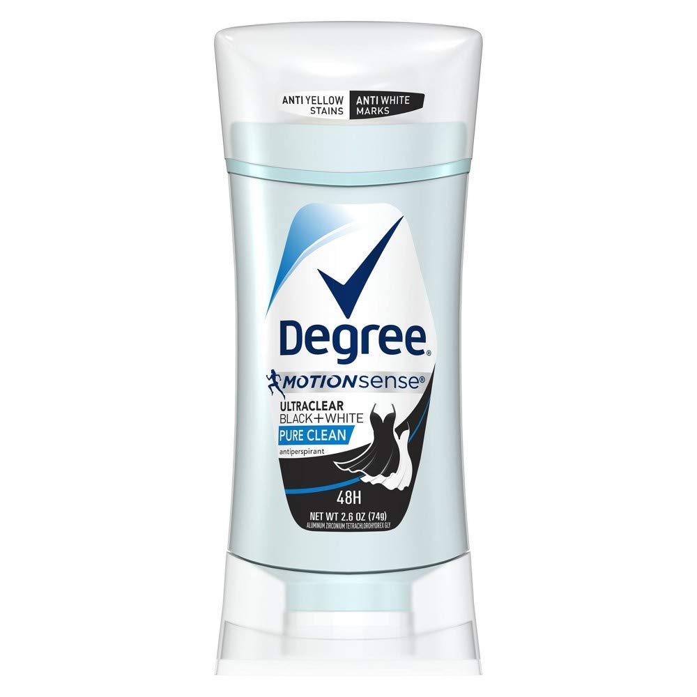 Degree UltraClear Black+White Pure Clean Antiperspirant Deodorant Stick, 2.6 oz (Pack of 3) Beauty and Personal Care Degree