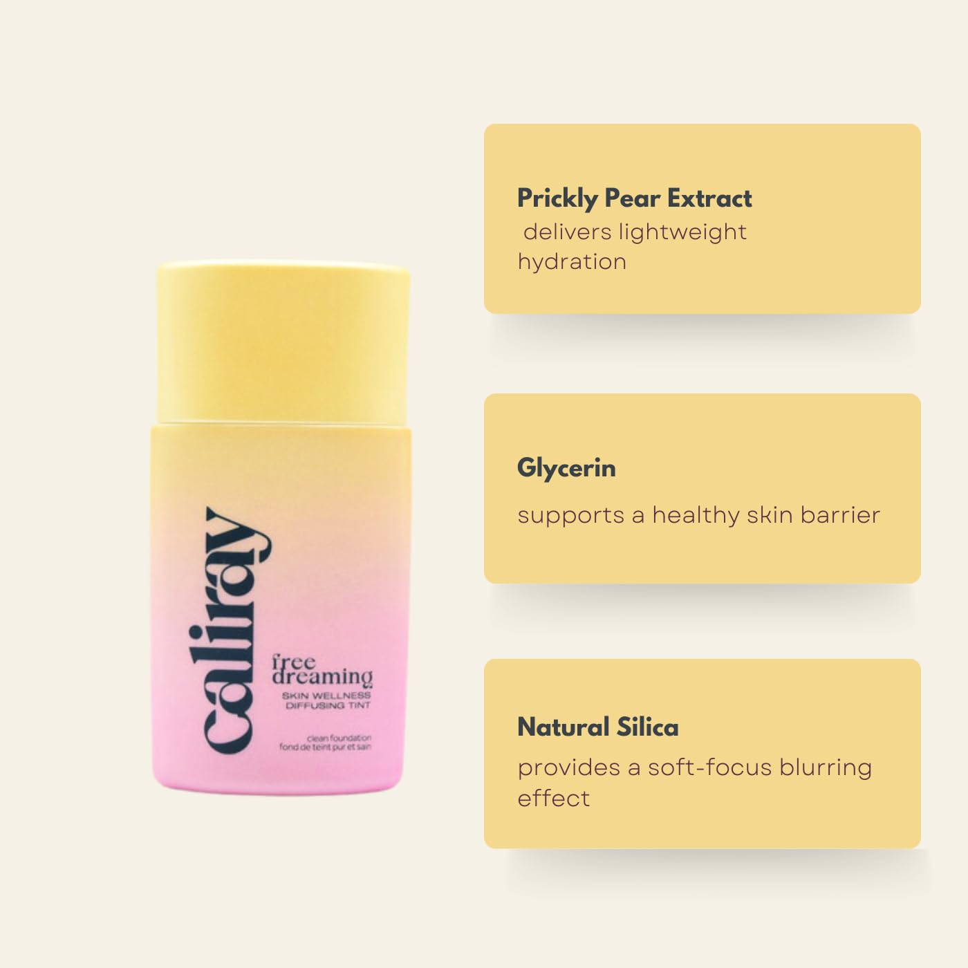 caliray Freedreaming Blurring Lightweight Skin Tint The 4 Beauty & Personal Care caliray