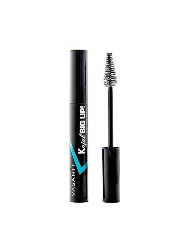VASANTI Kajal Big Up, Volumizing Mascara (Black) - Long Lasting, Water resistant, Sumdge proof, Intense Volume, Safe for Sensitive Eyes, Non Clumping Beauty & Personal Care VASANTI