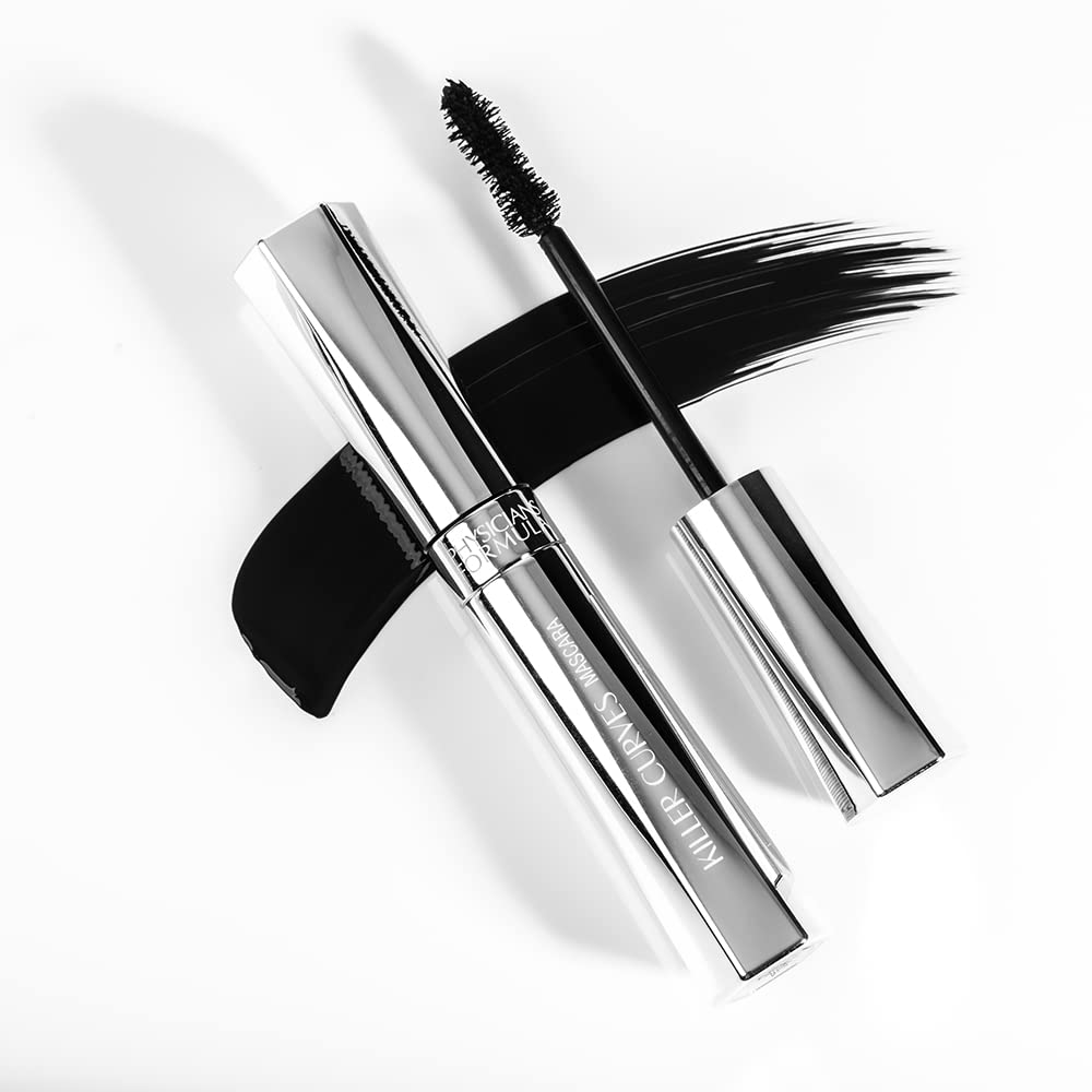 Physicians Formula Killer Curves Curling Mascara, Black, Full-Volume Lash-Lifting, Dermatologist Approved, Clinically Tested, Ophthalmologist