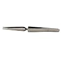 SE 4-1/2" Straight-Tipped Cross Locking Tweezers - 508TW Beauty & Personal Care SE
