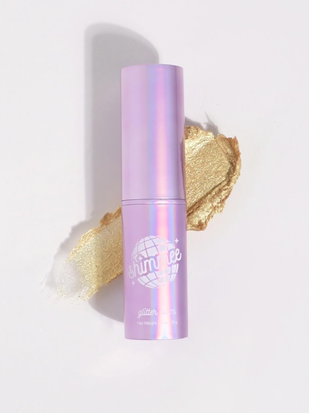 Shimmee Glitter Stick for Face & Body - USA Made Hydrating Face and Body Glitter Stick with Cute Packaging & Mess Free Application, Fragrance-Free Beauty & Personal Care shimmee
