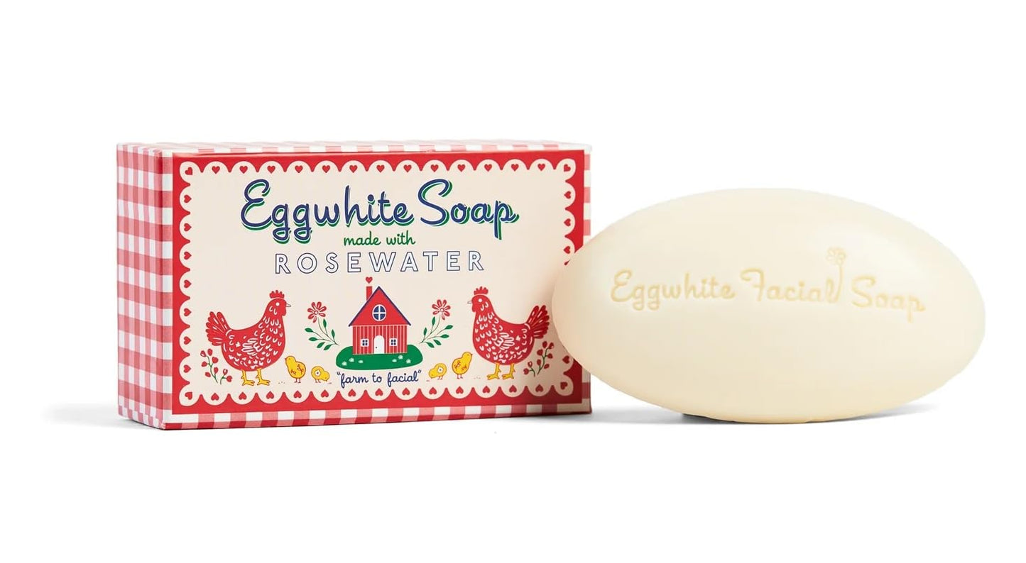 Kalastyle EGGWHITE & ROSEWATER Facial Soap | Removes Makeup | Tightens Pores | Softens Skin | 1.76 ounces / 50 grams Beauty & Personal Care Kalastyle