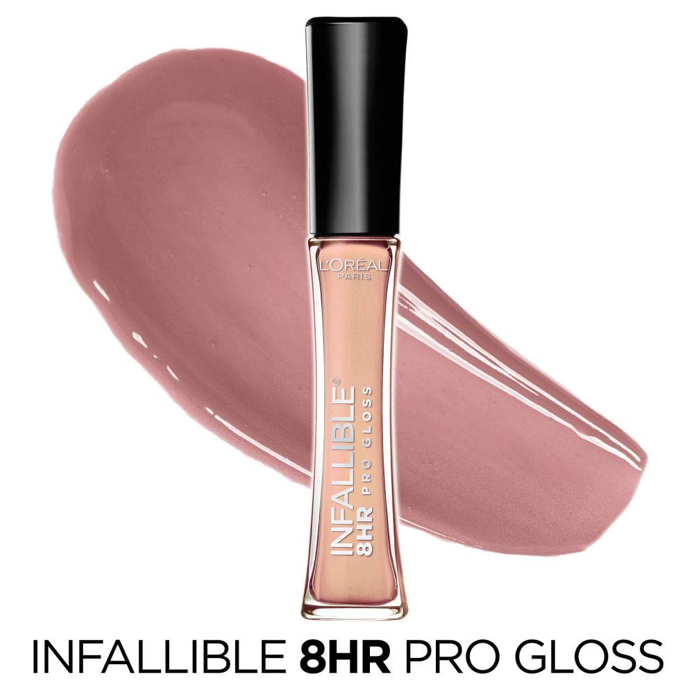 L’Oreal Paris Makeup Infallible 8 Hour Hydrating Lip Gloss, Petal, 0.21 Fl Oz Beauty & Personal Care L'Oreal Paris
