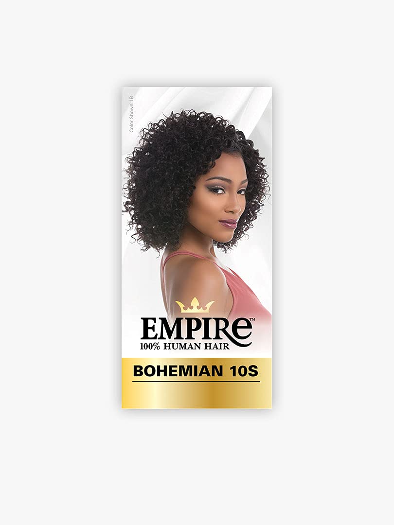 Sensationnel Empire Curly Human Hair-Bohemian 10S,4 MEDBROWN