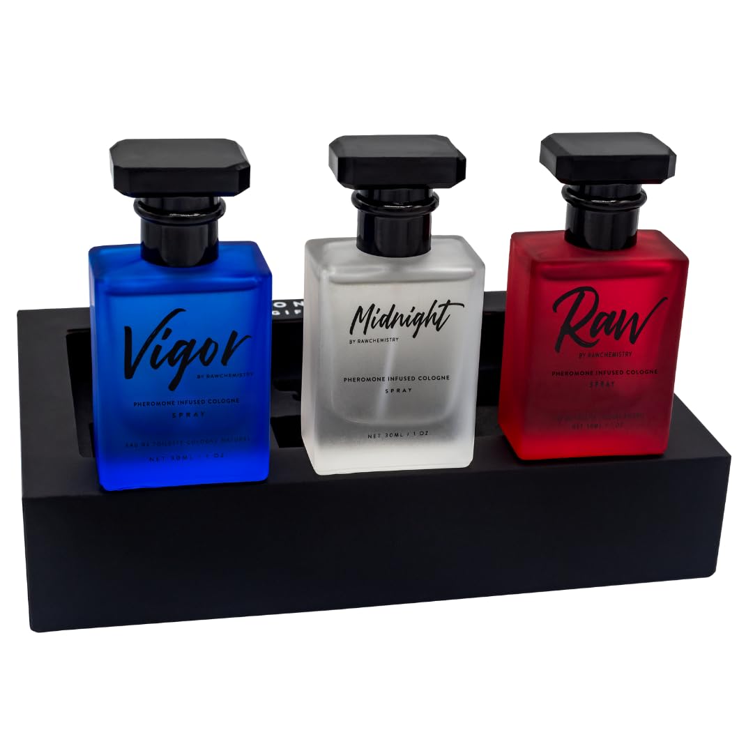 RawChemistry - A Pheromone Infused Mens Cologne Gift Set - Set of 3 Colognes Beauty & Personal Care RawChemistry