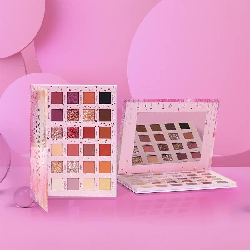 Sistar Sistarship You Are My Dream 30 Color Eye Shadow Palette Essential Soft Ultra-Velvety Neutral and Pink Shades Beauty & Personal Care Sistar