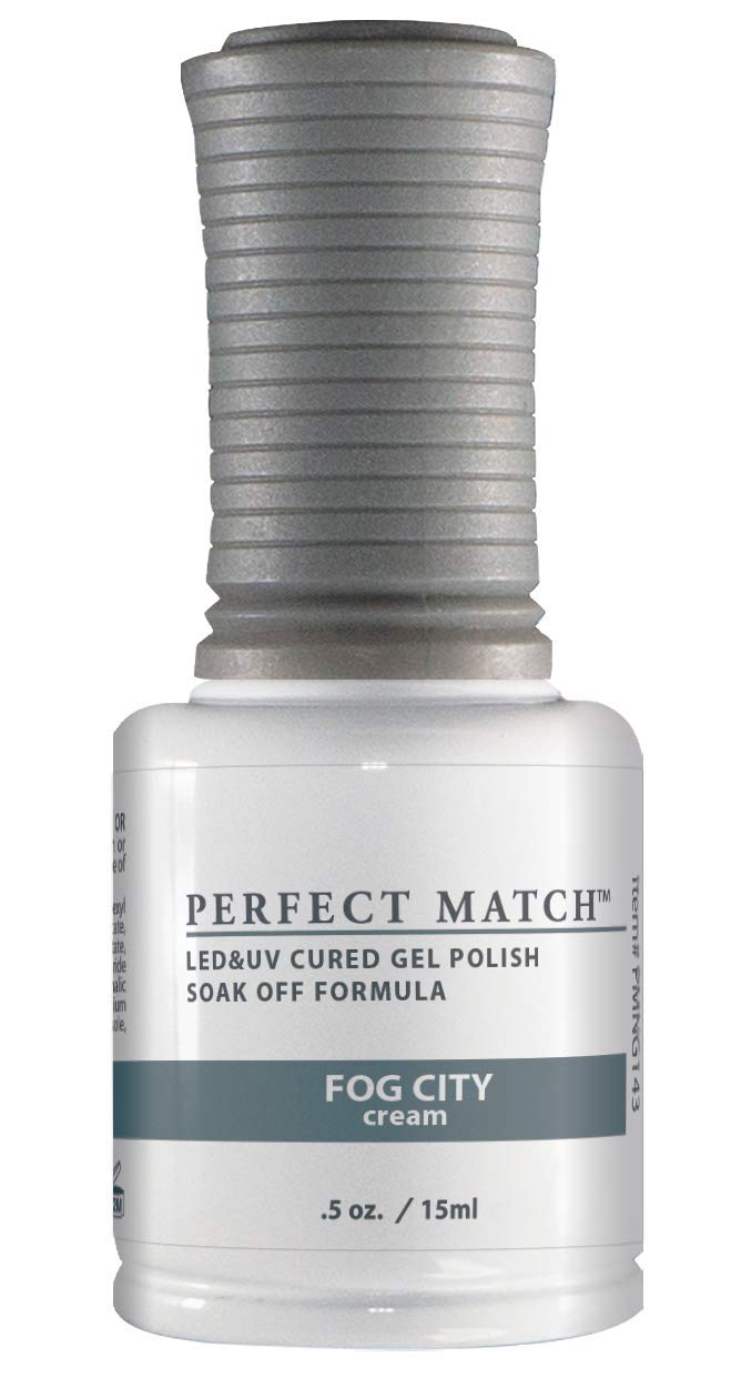 LeChat Perfect Match Gel Polish, Fog City, 0.5 Fl Oz (PMS143)