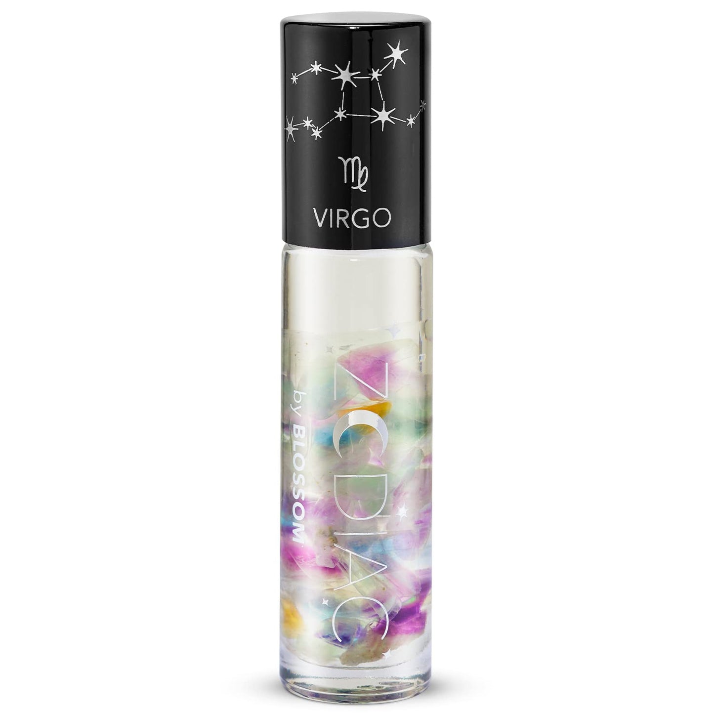 Blossom Lip Gloss Zodiac Sign Vanilla Scented Roll-On Lip Gloss, Moisturizing + Hydrating with Zodiac Crystals, Made in USA, 0.20oz, Virgo Beauty & Personal Care Blossom