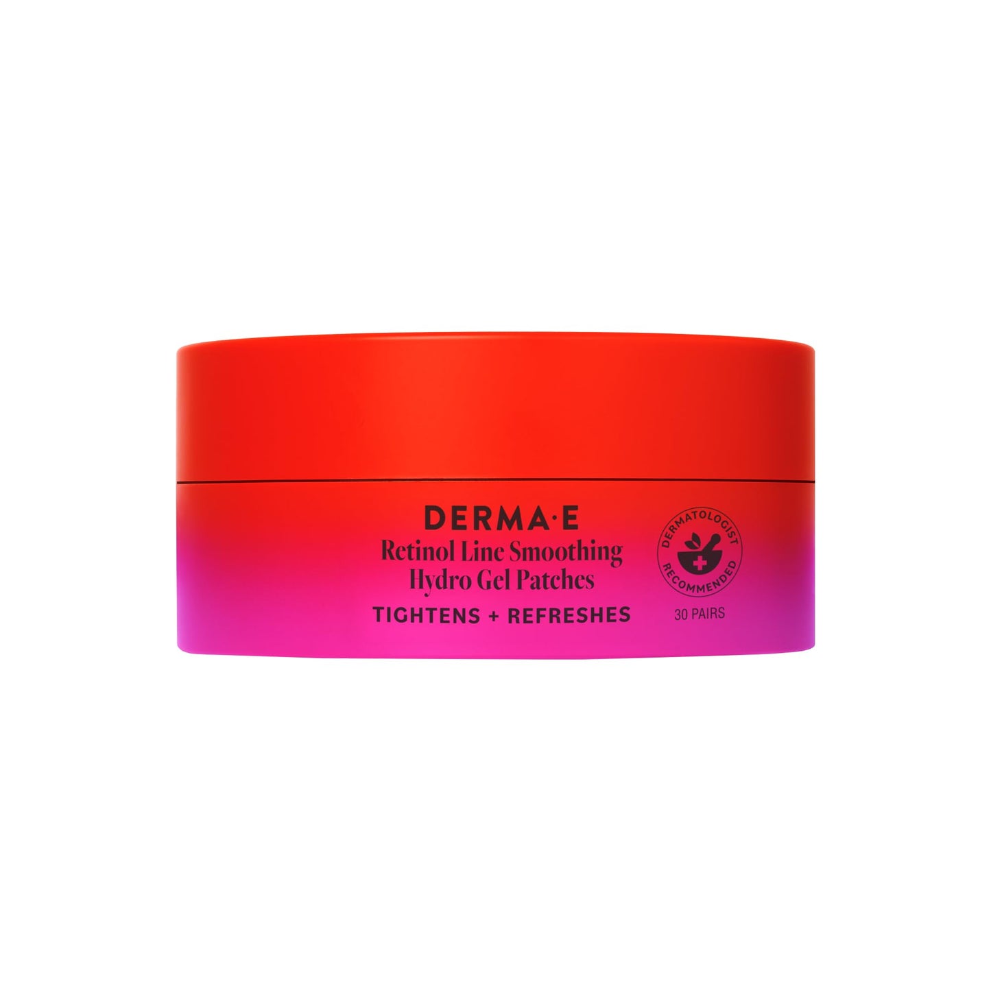 Derma E Retinol + Bakuchiol Under Eye Patches (30 Pairs) Non-Irritating, Line Smoothing Hydro Gel Eye Patches with Rose Water & Real Hibiscus Petals Beauty & Personal Care Derma E