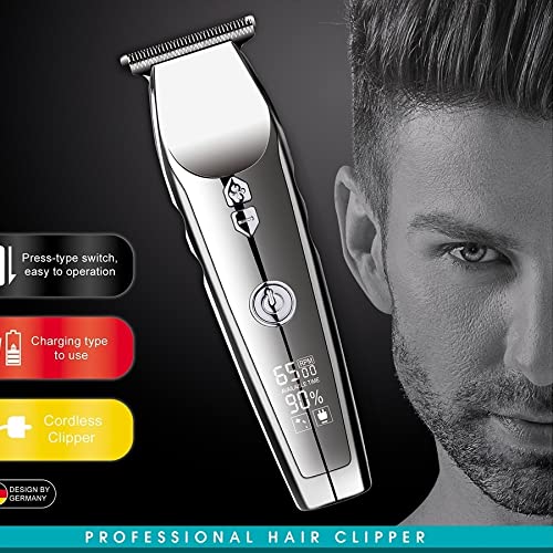 GLESVOWIO Hair Clippers Men's Professional Face Body Trimmer Barber Beard Clipper Electric Cutter Machine Powerful 3 Speed Beauty and Personal Care GLESVOWIO
