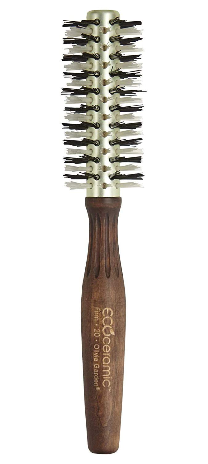 Olivia Garden Ecoceramic Firm Bristles Round Thermal Hair Brush (1 3/4") Beauty & Personal Care Olivia Garden