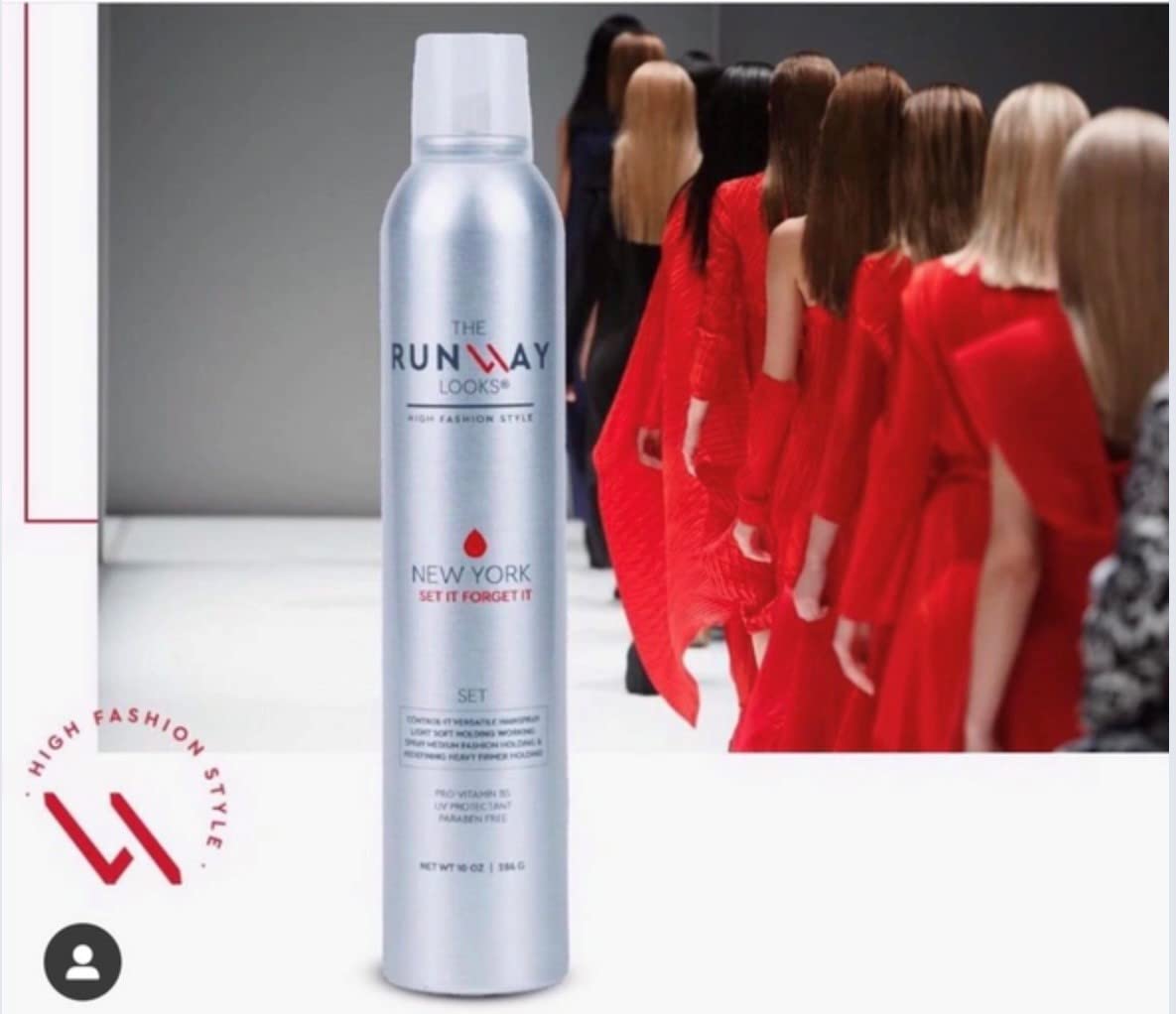 The Runway Looks Set It Forget It Control-It Versatile Hairspray, With Pro-Vitamin B5, Customizable Hold Levels For Versatile Styling, Leaves No Beauty & Personal Care The Runway Looks