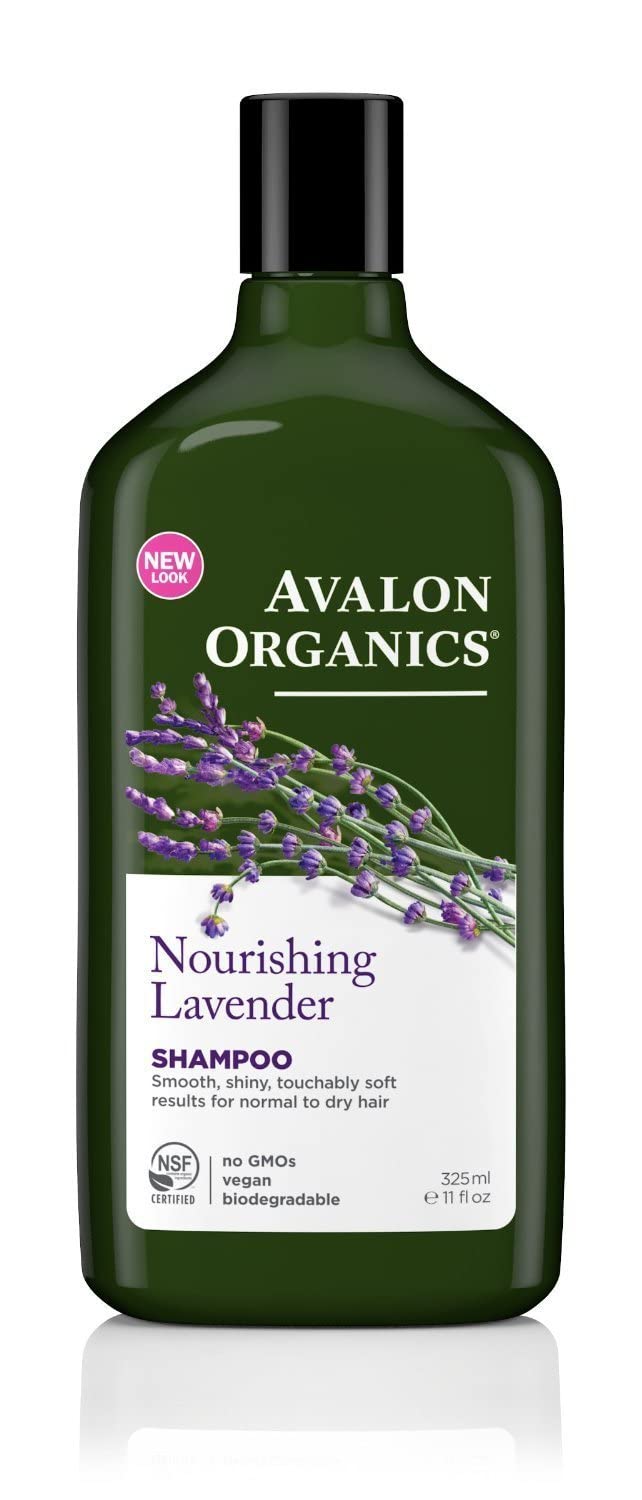 Avalon Organics Nourishing Shampoo Lavender, 11 Oz (Pack of 2)