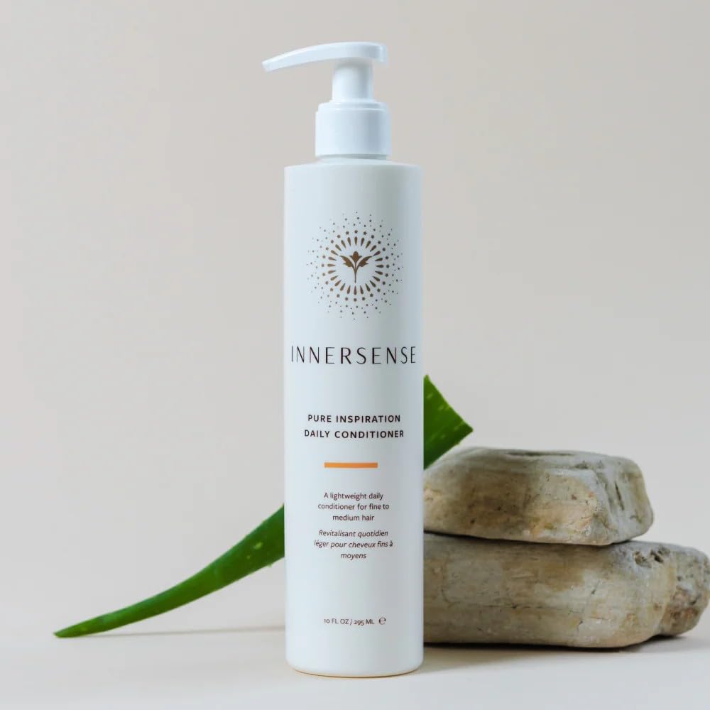INNERSENSE Organic Beauty - Pure Harmony Hairbath Shampoo + Inspiration Conditioner Duo | Non-Toxic, Cruelty-Free, Clean Haircare (10 fl oz each) Beauty & Personal Care INNERSENSE