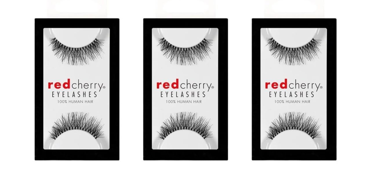 Red Cherry Eyelashes #218 (3 Pairs Pack) Beauty & Personal Care Red Cherry