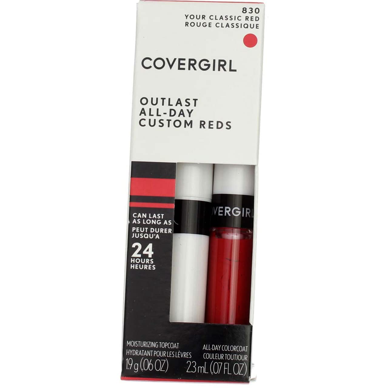 COVERGIRL Outlast All-Day Custom Reds Lip Color, Your Classic Red (Pack of 4)4 Beauty & Personal Care COVERGIRL