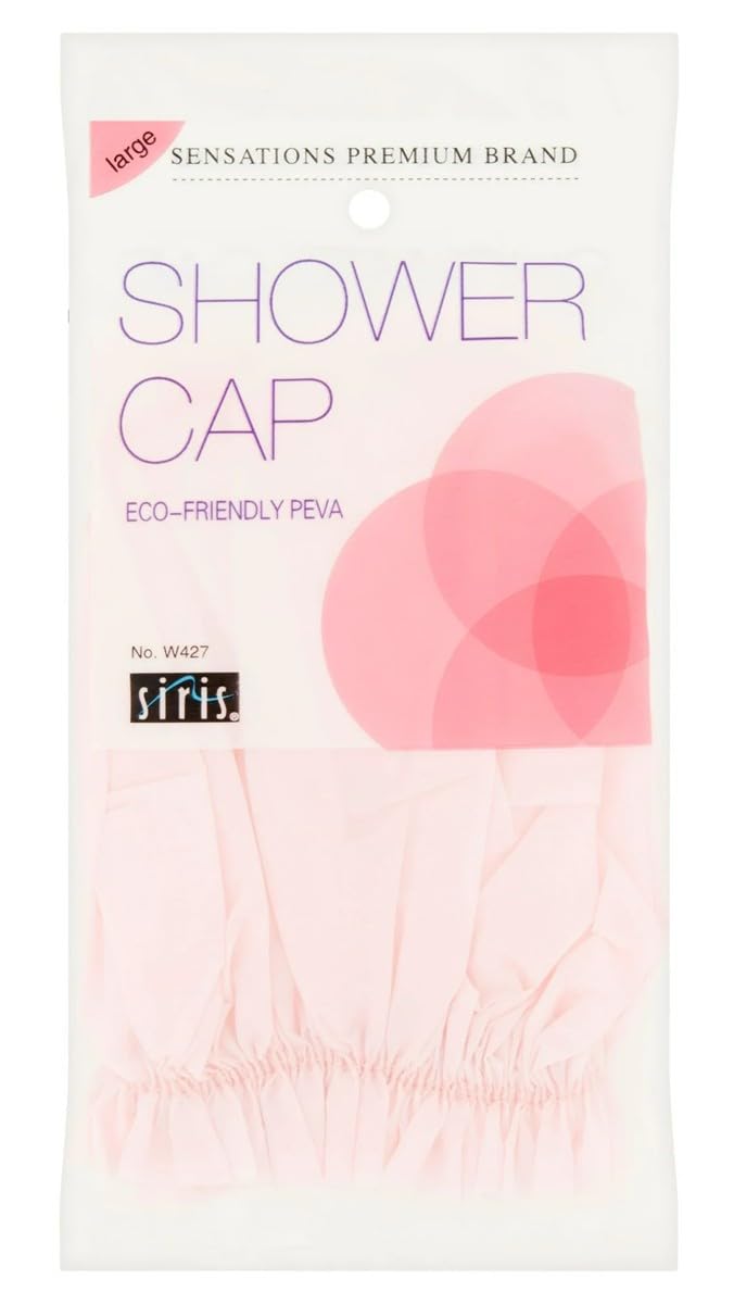 Siris Shower Cap Large Solid Vinyl Beauty and Personal Care Siris