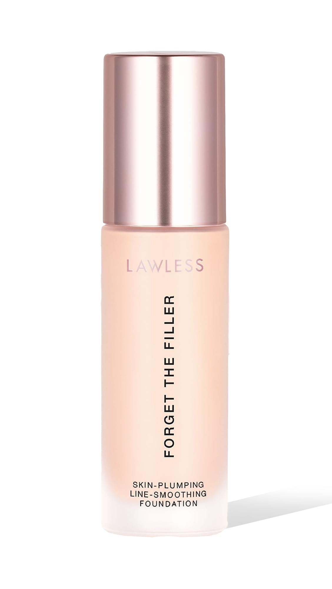 LAWLESS Women's Forget the Filler Skin-Plumping Line-Smoothing Foundation, 1F, very fair with cool-neutral undertones, 1.0 Ounce