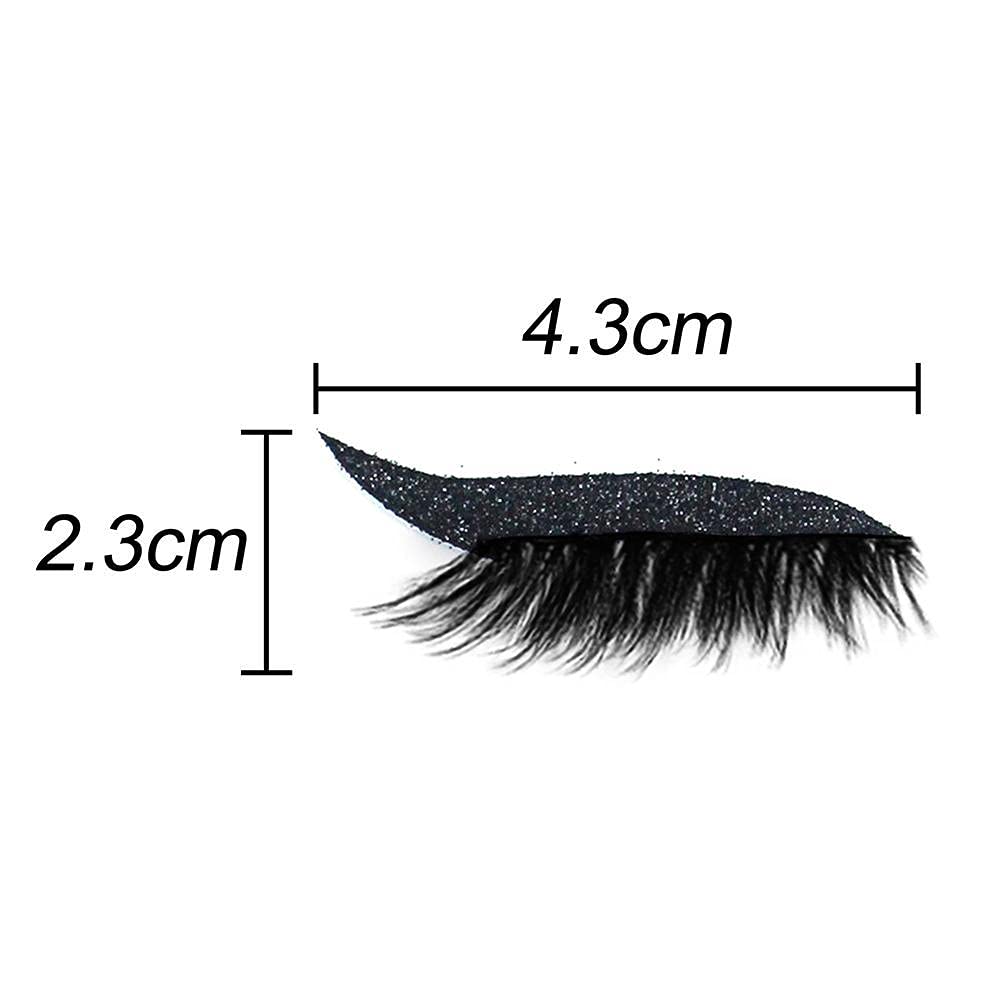 ICRPSTU 4 Pair Reusable Eyeliner and Eyelash Stickers,7 Color Waterproof Eye Shadow Template, Eyeliner Stencil Pads for The Perfect Winged Tip… Beauty & Personal Care ICRPSTU