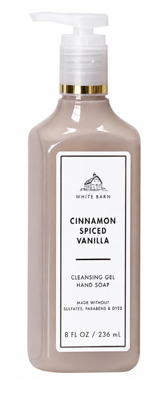 Bath & Body Works Cleansing Gel Hand Soap - 8 fl oz (Cinnamon Spiced Vanilla) Beauty & Personal Care Bath & Body Works
