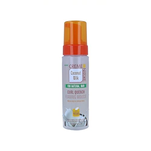 Creme of Nature Coconut Milk Curl Quench Foaming Mousse, 7 Fluid Ounce Beauty & Personal Care Creme of Nature