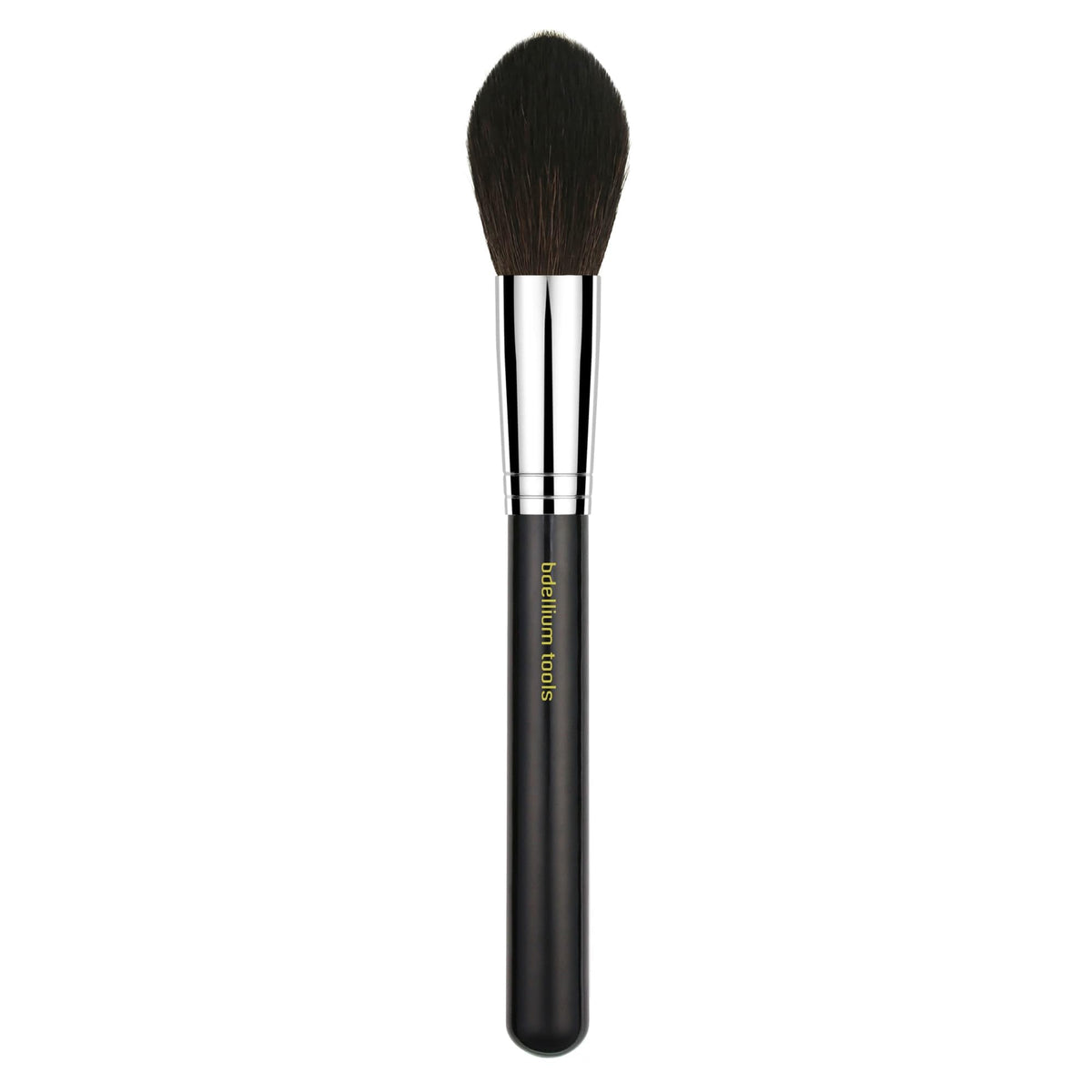 Bdellium Tools Professional Makeup Brush - Maestro Series 974 Tapered Powder - With Mix of Soft Synthetic & Natural Fibers, For Sculpt & Shape (Black