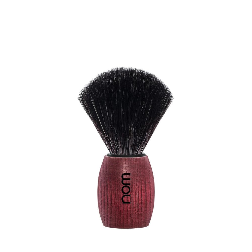 NOM Ole Shaving Brush - Vegan Shave Brush for Shaving soaps and creams - sustainable eco-friendly and reusable - Exfoliating Shaving Brush - Blushed Beauty and Personal Care MÜHLE