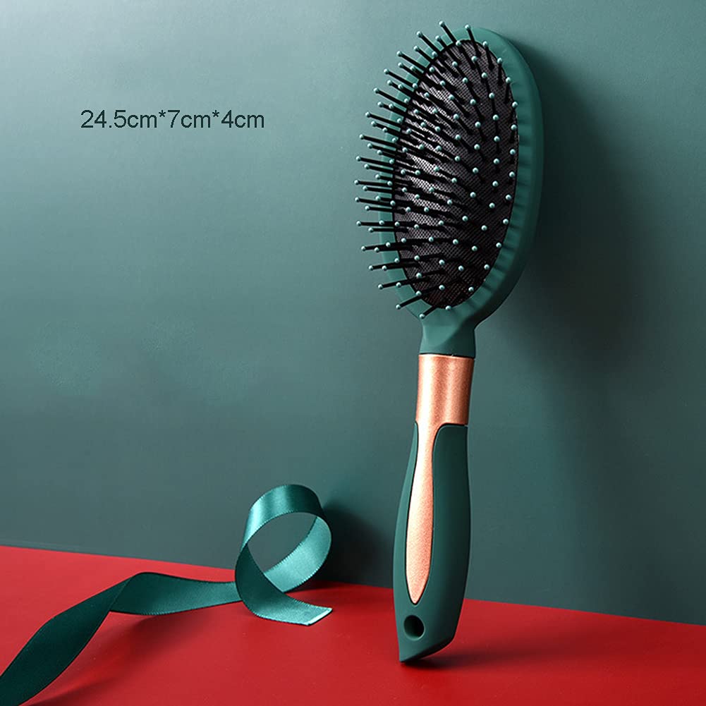 RN BEAUTY Detangling Brush Anti-Static Massage Hair Brushes Paddle Hairbrush With Cushion Base Nylon Bristle Pins Blow Drying Detangler Comb for Wet Beauty & Personal Care RN BEAUTY