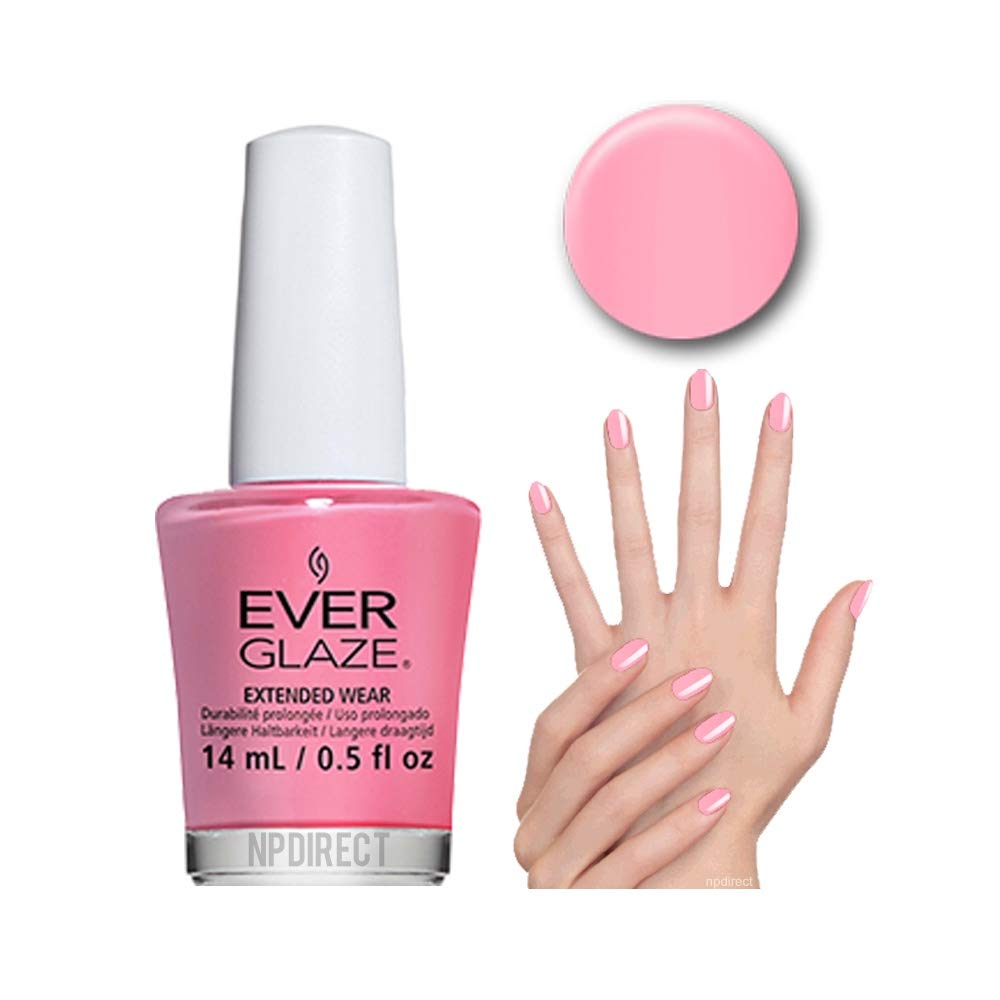 China Glaze EverGlaze Extended Wear Nail Lacquer, Honeysuckle