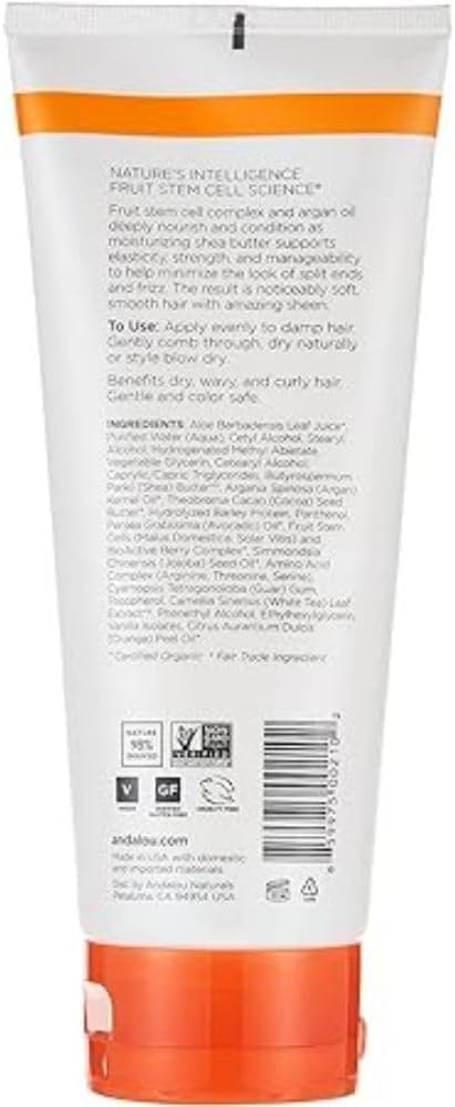 Andalou Naturals Styling Cream Ounces, Argan Oil & Shea, 6.8 Fl Oz Beauty & Personal Care Andalou Naturals