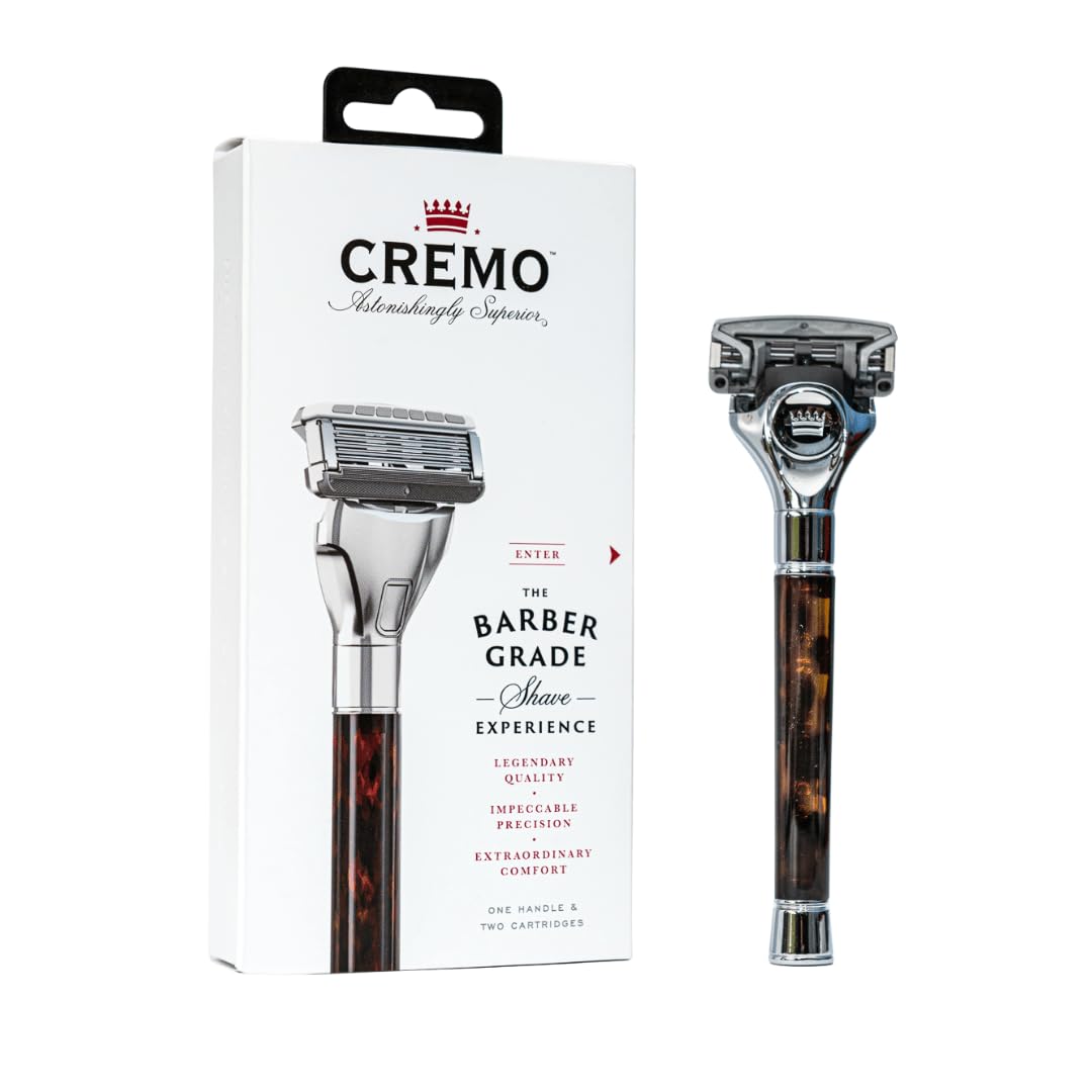 Cremo Astonishingly Superior Tortoise Shell (Horn) Razor Kit (Packaging May Vary) Beauty and Personal Care Cremo