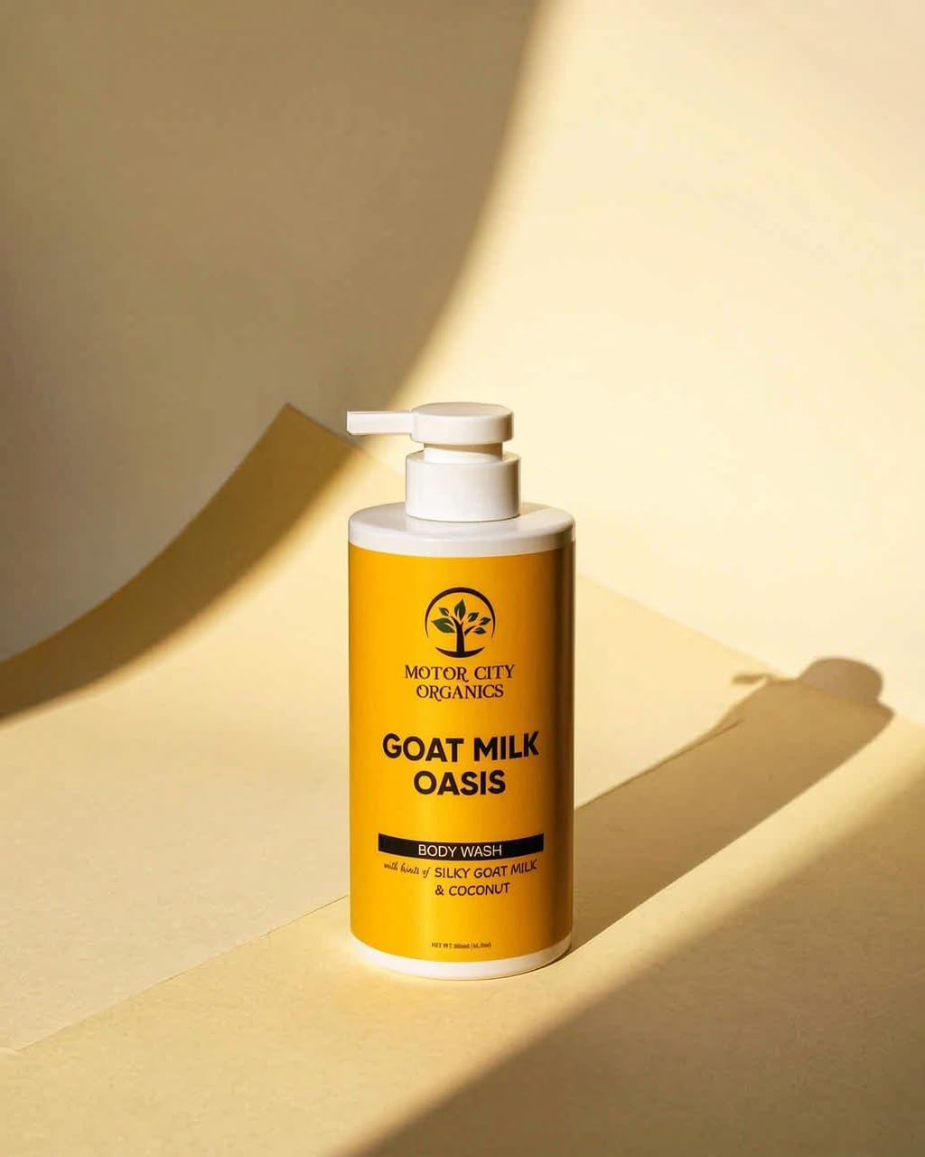 Motor City Organics Goat Milk Oasis Body Wash | Goat Milk Proteins + Lactic Acid | 16.9 oz | Paraben-Free | All Skin Types Beauty & Personal Care Motor City Organics