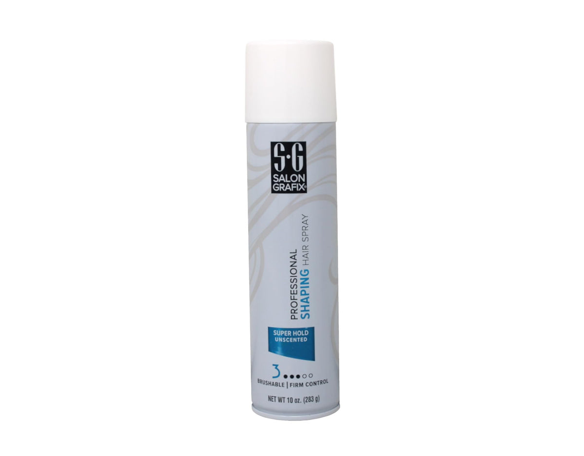 Salon Grafix Professional Shaping Hair Spray, Super Hold Unscented, 10 oz (Pack of 4) Beauty & Personal Care Salon Grafix