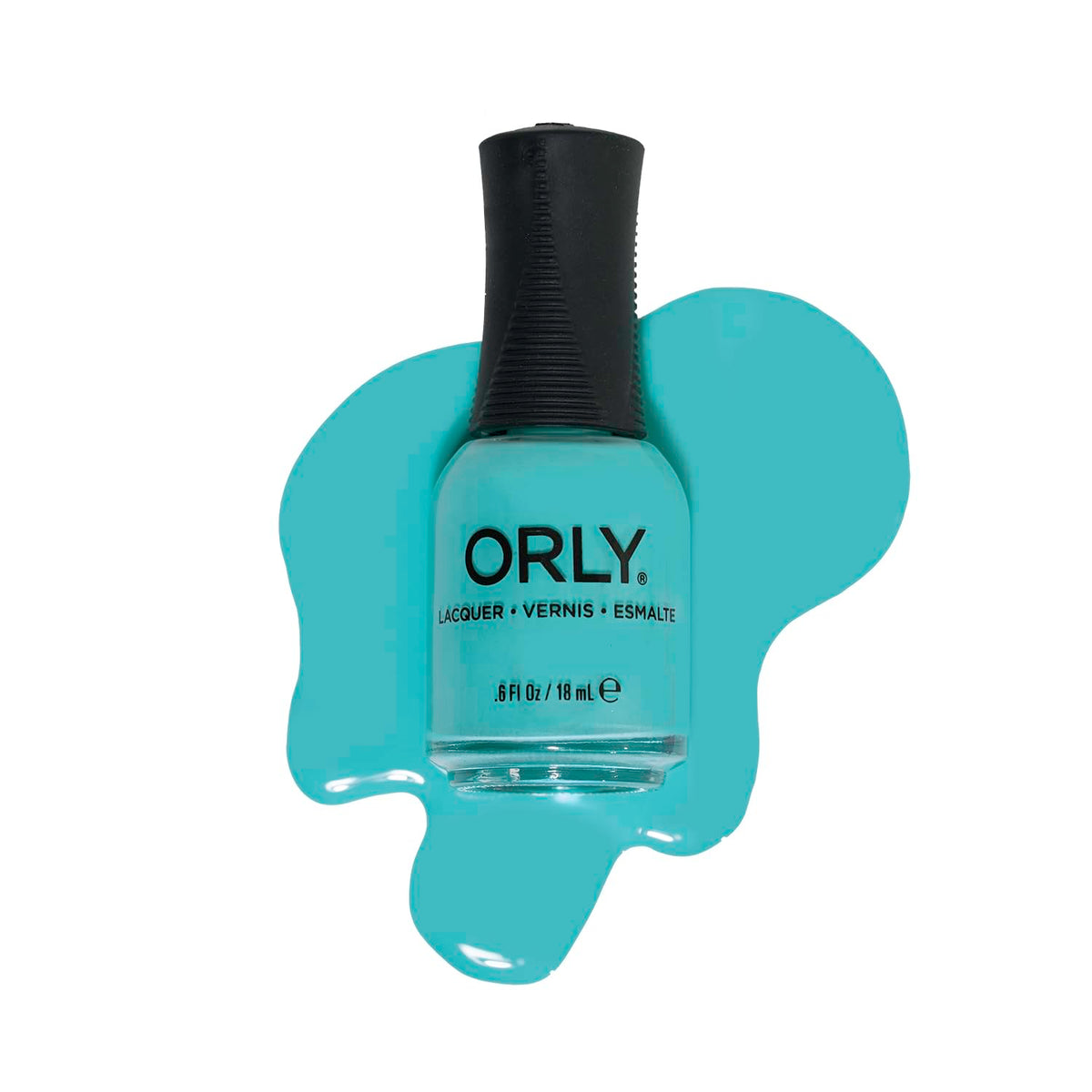 Orly Nail Polish Mallrat | Limited Edited 1980s Collection | Bright Aqua | Long-Wearing, Quick Drying & Chip Resistant Formula | Salon-Like Finish |