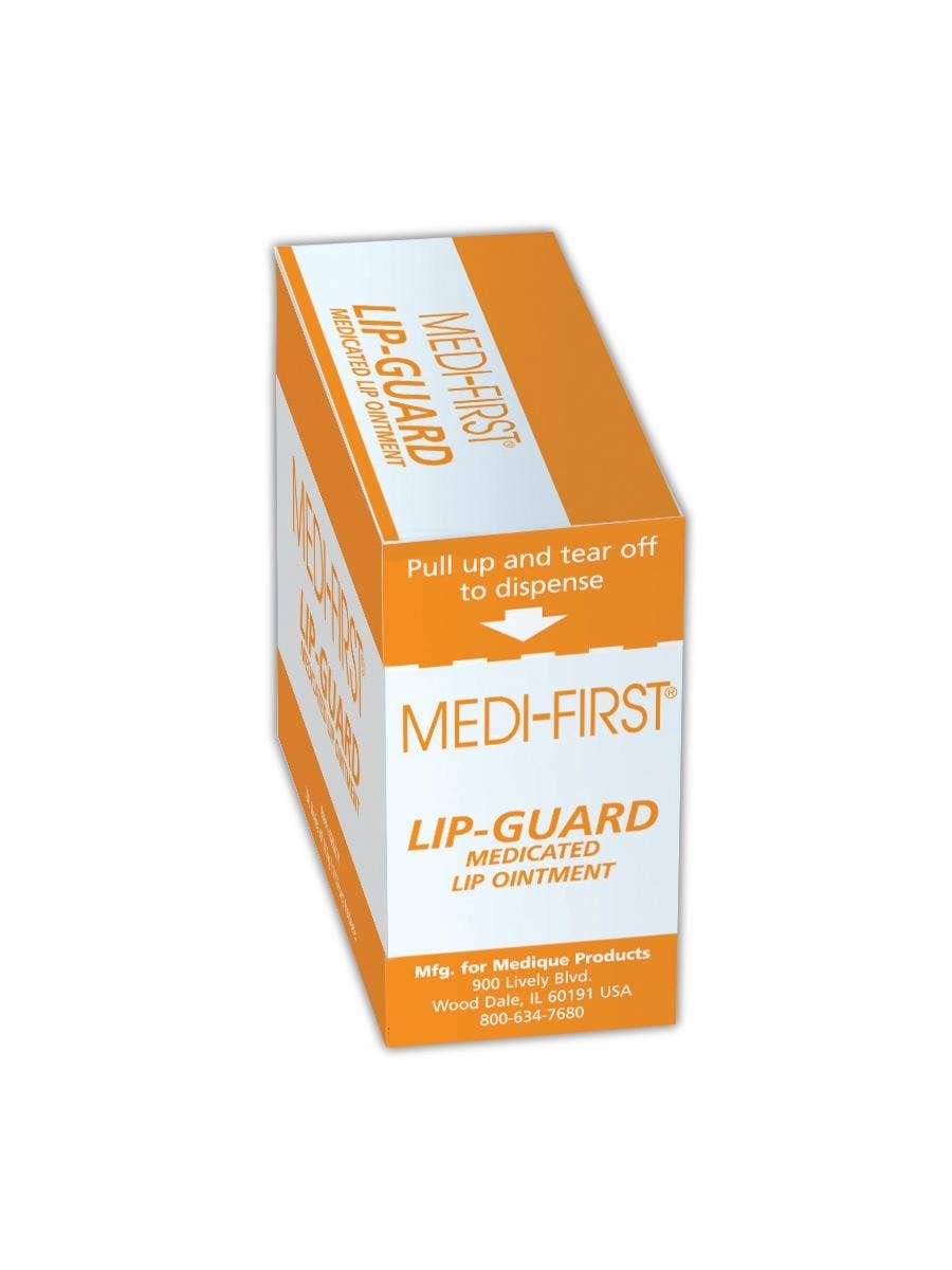 Medique MP26671 Medi-First Lip Guard, Standard, White/Orange, 20 Count (Pack of 1) Beauty and Personal Care Medique