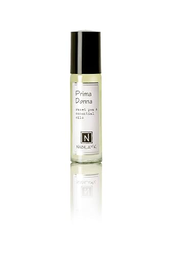 Nabila K Prima Donna Sweet Pea Roll-On Perfume Oil for Women | Alcohol-Free, Organic, Long-Lasting Fragrance | Travel Size, TSA Approved | 0.33 oz Beauty & Personal Care Nabila K