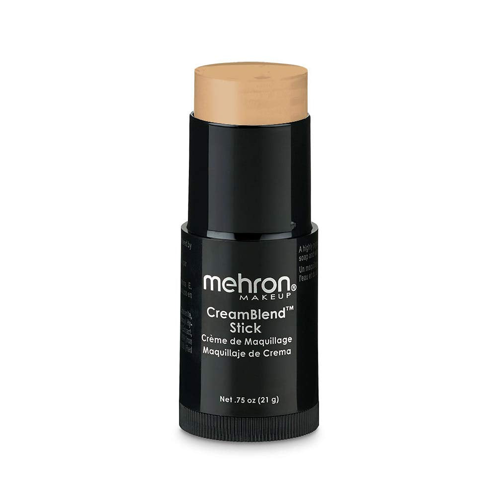 Mehron Makeup CreamBlend Stick | Face Paint, Body Paint, & Foundation Cream Makeup | Body Paint Stick Perfect for Halloween (Ivory Bisque) Beauty & Personal Care Mehron