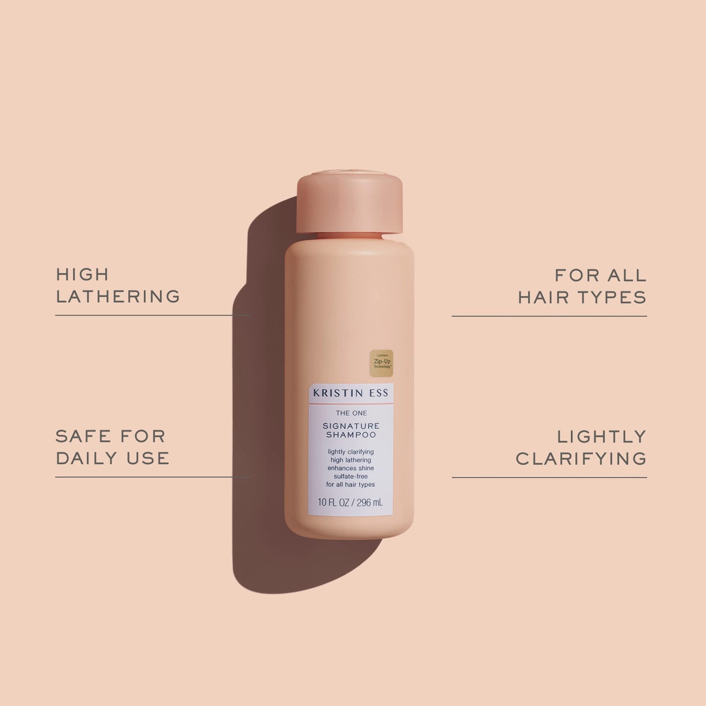 Kristin Ess Hair Signature Salon Sulfate Free Shampoo and Conditioner Set for Moisture, Frizz + Shine - Color Safe, Vegan, Paraben Free - Clarifying Beauty & Personal Care Kristin Ess