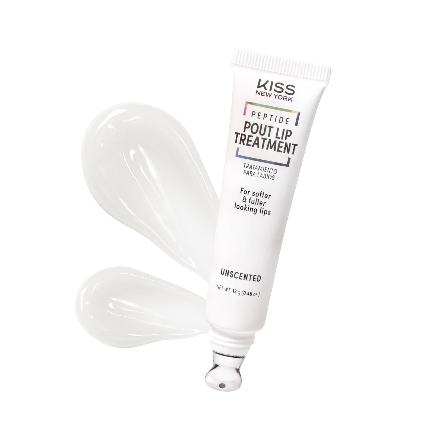 KISS NEW YORK Peptide Lip Treatment, Hydrating & Non-Sticky Plumping Balm, Shea Butter, Castor Oil & Squalane Reduces Look of Fine Lines, Softer Beauty and Personal Care Kiss