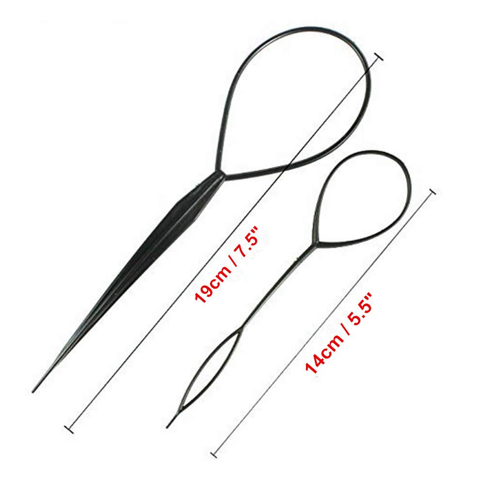 Plastic Magic Hair Braid Ponytail Maker Clip Tool Simple DIY Hair Loop Accessories Kit for Hair Styling Beauty & Personal Care Beetoo