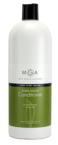 MGA Vegan Hair Conditioner - Organic Formula with Tea Tree for Healthy Hair | Hair Care Product with Natural Herbal Scent | Parabens Silicone Beauty & Personal Care Max Green Alchemy