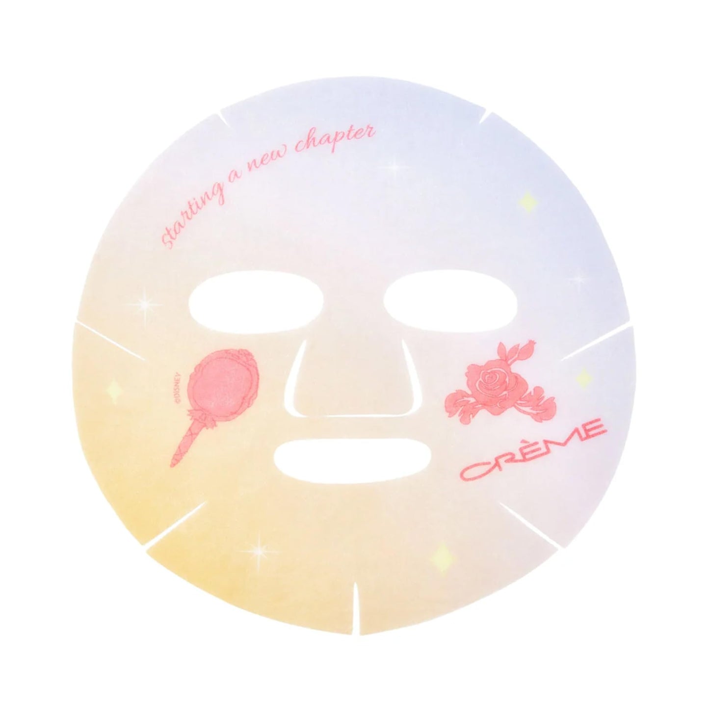 The Crme Shop x Disney Rose Sheet Mask - Moisturizing & Balancing - Infused with Rose Water & Hyaluronic Acid - Beauty and the Beast Belle - Suitable Beauty & Personal Care The Crème Shop