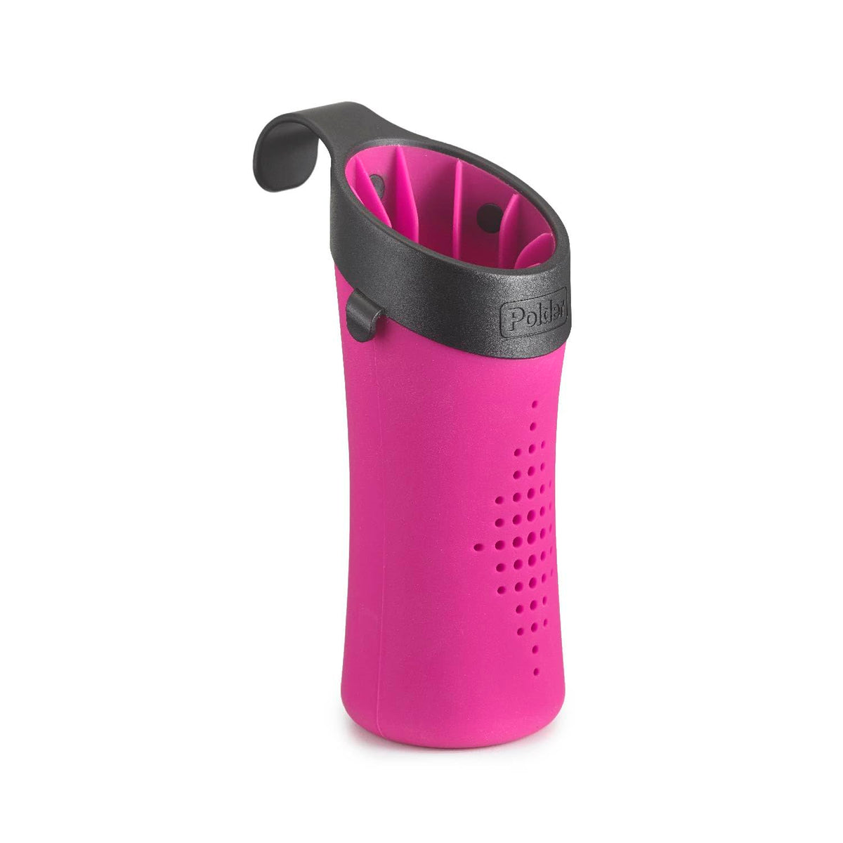 Polder Silicone Cover for Flat Iron, Curling Iron, Hair Straightener - Portable Organizer for Styling Tools, Travel or Home Use, Pink