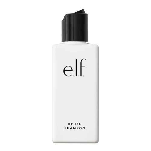 e.l.f. Makeup Brush Shampoo, Gentle Bristles Conditioner To Easily Remove Oils & Dirt From Makeup Brushes, 4.1 Fl Oz, Vegan & Cruelty-Free Beauty & Personal Care e.l.f.