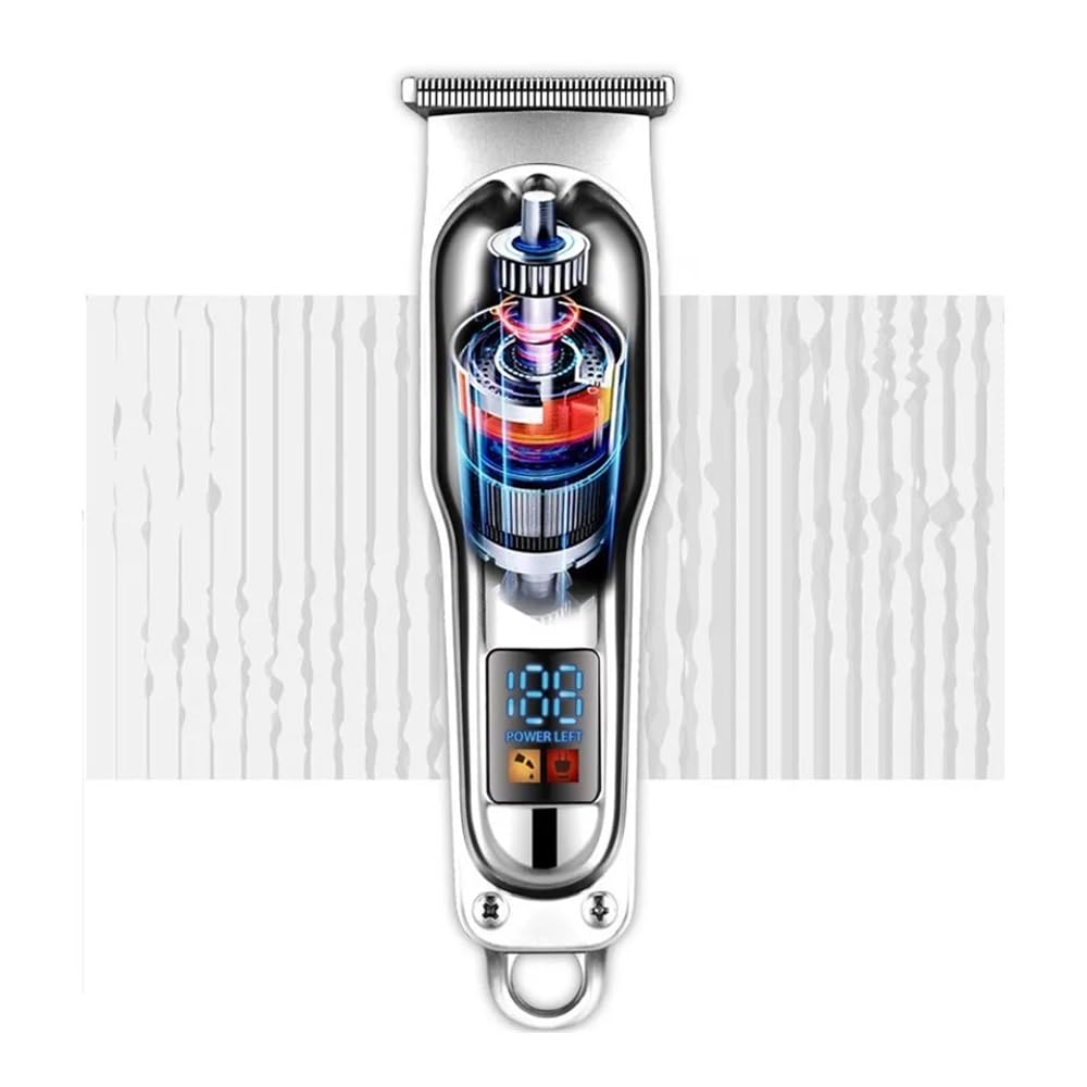 EWKYLSEM Professional USB Hair Clipper Men Cordless Barber for Cutting Kit with T-Blade Trimmer Beard Beauty and Personal Care EWKYLSEM