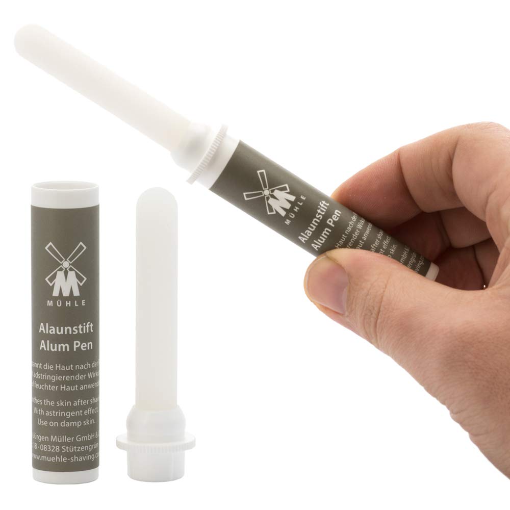 MÜHLE Styptic Pencil for Men, Alum Crystal Aftershave Stick for Razor Nicks Beauty and Personal Care MÜHLE